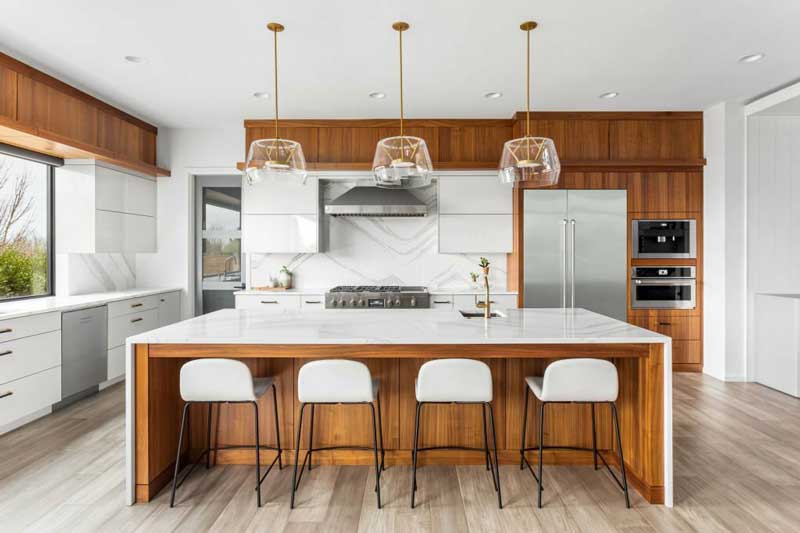 installing a kitchen island